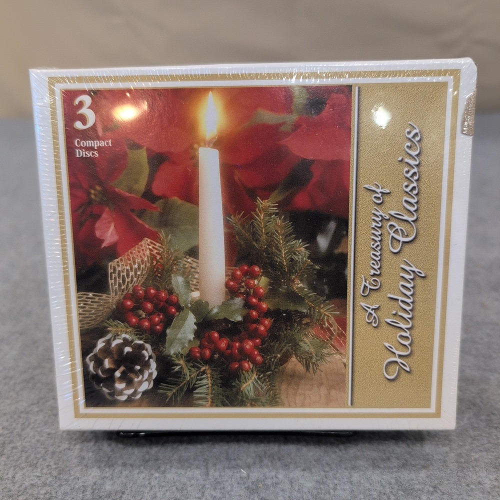 A Treasury of Holiday Classics 3 CD Box Set Christmas Carols Organ Chimes 2001 - Picture 1 of 2